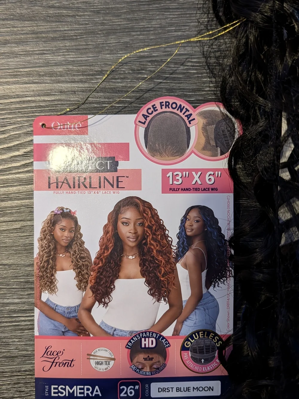 Outre HD Lace Frontal Wig Perfect Hairline Glueless Hand-Tied 13X6 Lace Wig